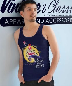 Jack Skellington Kansas City Chiefs The Nightmare From Chiefs Halloween Tank Top Racerback