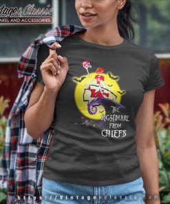 Jack Skellington Kansas City Chiefs The Nightmare From Chiefs Halloween Women TShirt