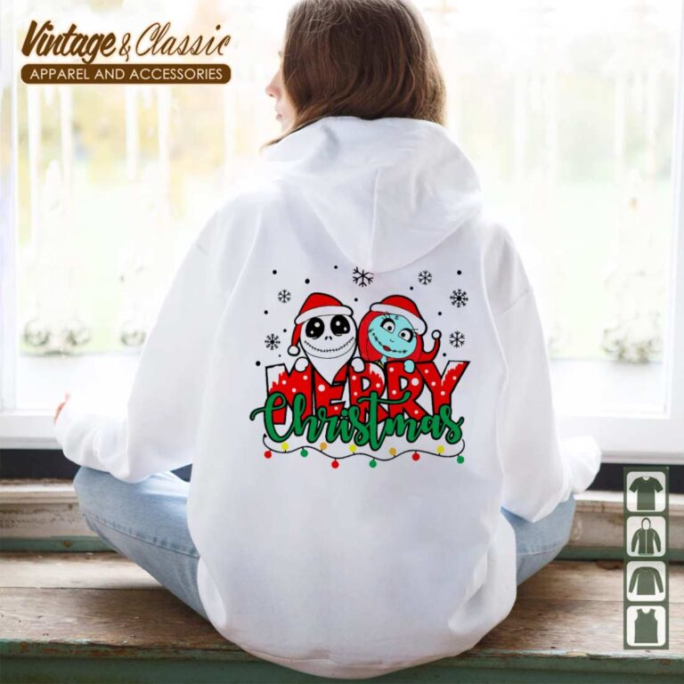 Jack and Sally Merry Before Christmas Shirt Hoodie Jack and Sally Merry Before Christmas Shirt Hoodie