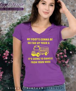 Jackie Miller Amherst Oh Bus Driver V Neck TShirt