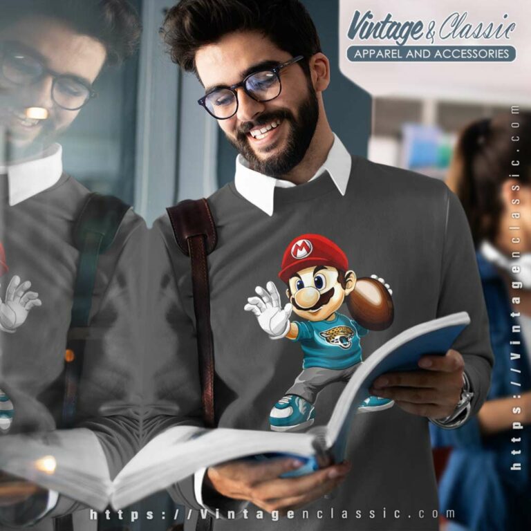 Jacksonville Jaguars American Football Team Mario Sweatshirt Jacksonville Jaguars American Football Team Mario Sweatshirt