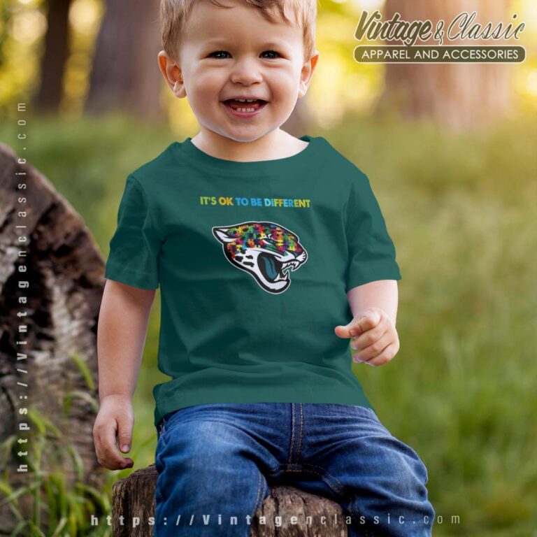 Jacksonville Jaguars Autism Its Ok To Be Different Tshirt Kid Jacksonville Jaguars Autism Its Ok To Be Different Tshirt Kid