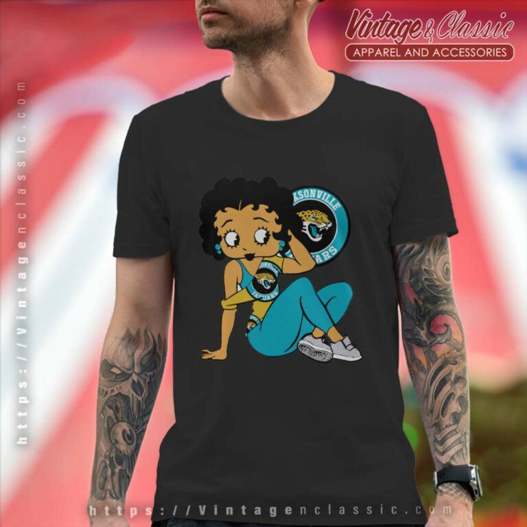Jacksonville Jaguars Betty Boop T Shirt Jacksonville Jaguars Betty Boop T Shirt