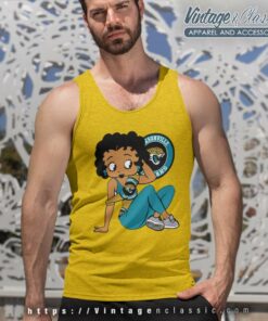 Jacksonville Jaguars Betty Boop Tank Top Racerback