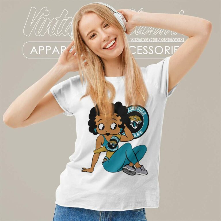 Jacksonville Jaguars Betty Boop Women TShirt Jacksonville Jaguars Betty Boop Women TShirt