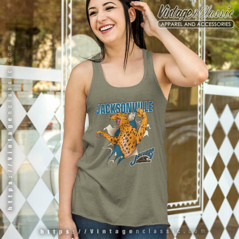 Jacksonville Jaguars Breakout 1993 Tank Top Racerback Jacksonville Jaguars Breakout 1993 Tank Top Racerback