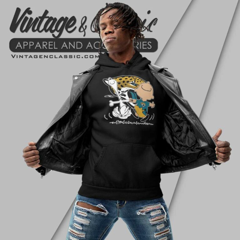 Jacksonville Jaguars Charlie Brown Snoopy Hoodie Jacksonville Jaguars Charlie Brown Snoopy Hoodie
