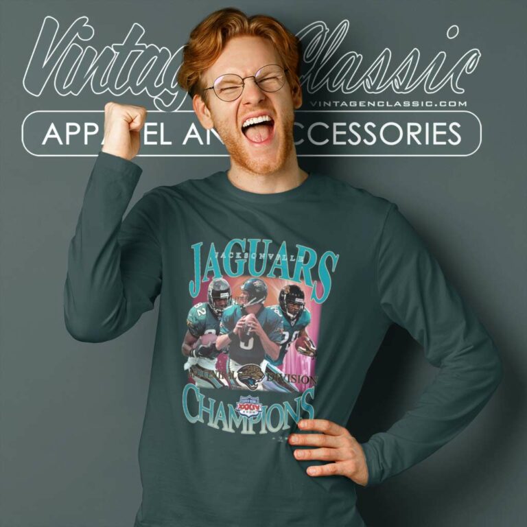 Jacksonville Jaguars Football Afc Central Division Champions Long Sleeve Tee Jacksonville Jaguars Football Afc Central Division Champions Long Sleeve Tee