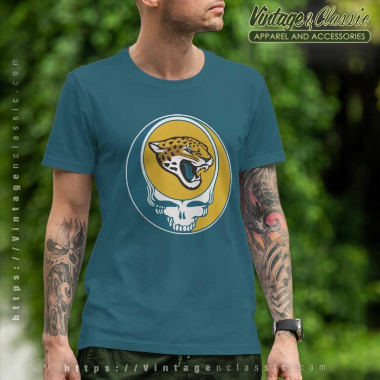 Jacksonville Jaguars Grateful Dead Steal Your Face T Shirt Jacksonville Jaguars Grateful Dead Steal Your Face T Shirt
