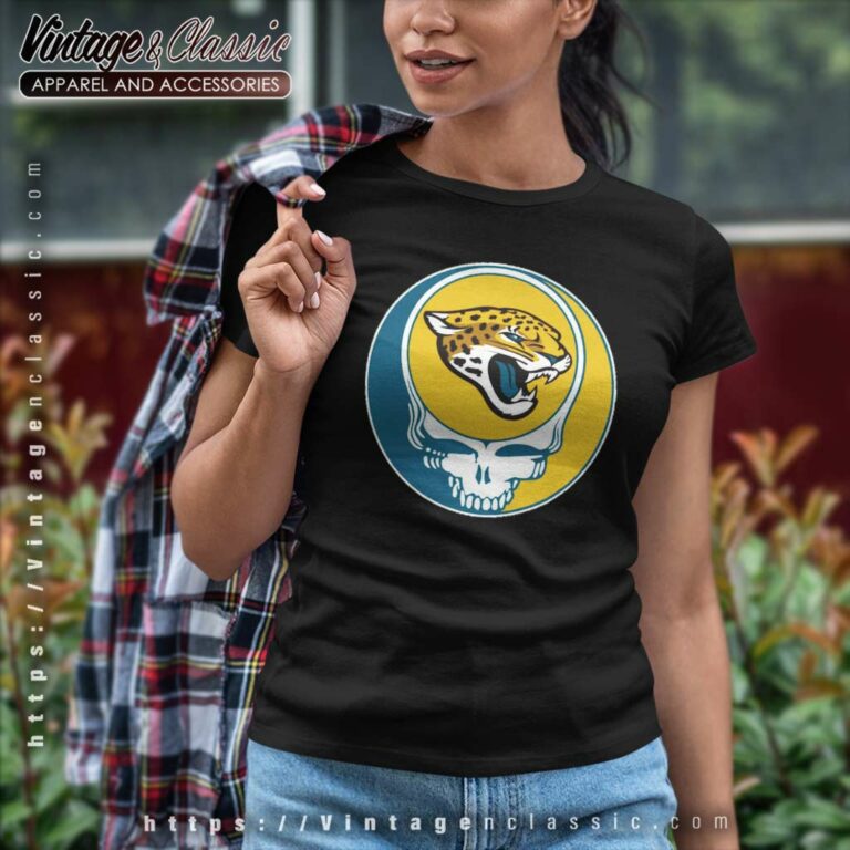Jacksonville Jaguars Grateful Dead Steal Your Face Women TShirt Jacksonville Jaguars Grateful Dead Steal Your Face Women TShirt