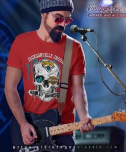 Jacksonville Jaguars Harley Davidson Skull Shirt 4 Jacksonville Jaguars Harley Davidson Skull T Shirt