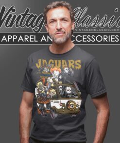 Jacksonville Jaguars Horror Movies Characters Halloween Shirt T shirt