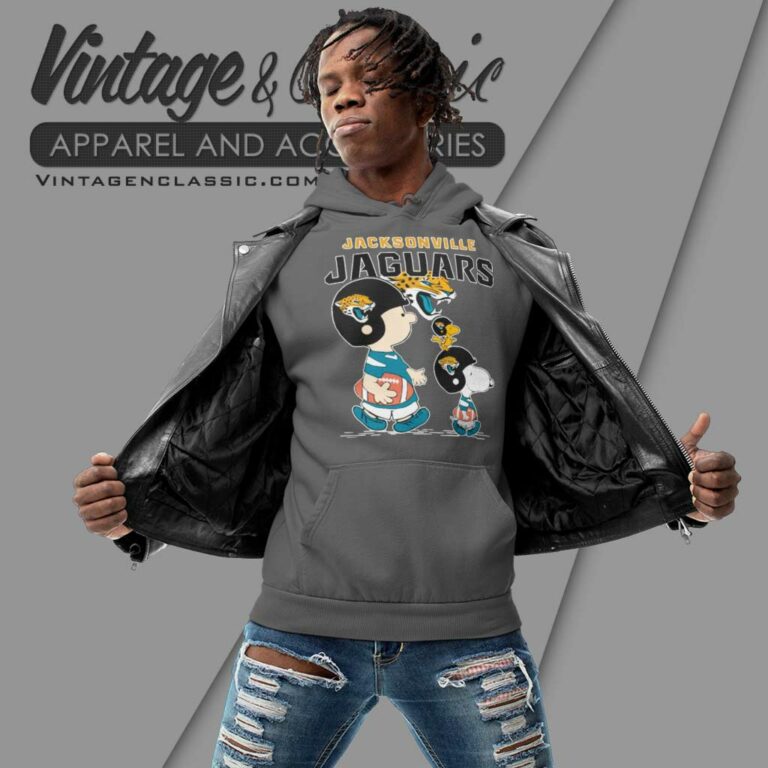 Jacksonville Jaguars Lets Play Football Together Snoopy Charlie Brown And Woodstock Hoodie Jacksonville Jaguars Lets Play Football Together Snoopy Charlie Brown And Woodstock Hoodie