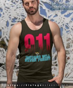 Jacksonville Jaguars Nfl 911 Will Never Forget Tank Top Racerback