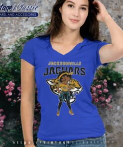 Jacksonville Jaguars Nfl Football Betty Boop V Neck TShirt