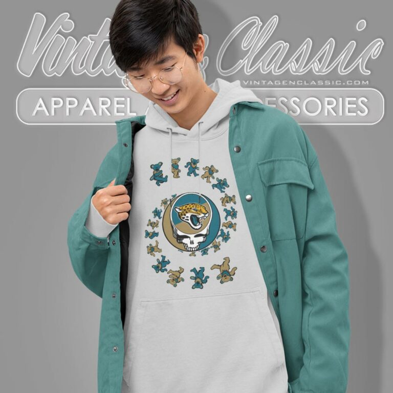 Jacksonville Jaguars Nfl Grateful Dancing Bears Hoodie Jacksonville Jaguars Nfl Grateful Dancing Bears Hoodie