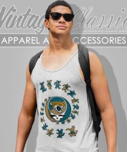 Jacksonville Jaguars Nfl Grateful Dancing Bears Tank Top Racerback