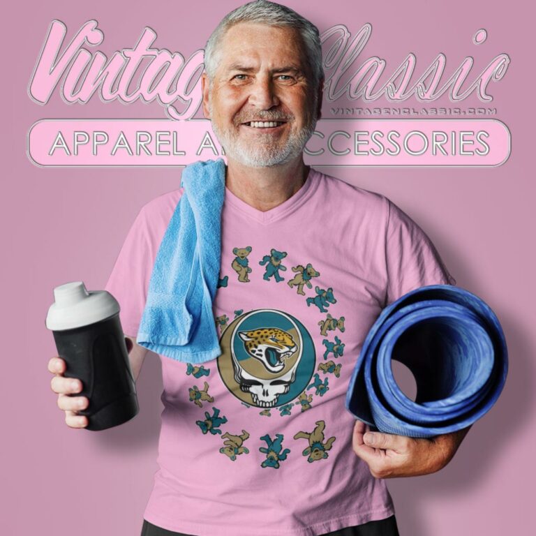 Jacksonville Jaguars Nfl Grateful Dancing Bears V Neck TShirt Jacksonville Jaguars Nfl Grateful Dancing Bears V Neck TShirt