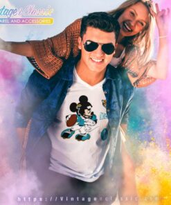 Jacksonville Jaguars Nfl Mickey Mouse V Neck TShirt