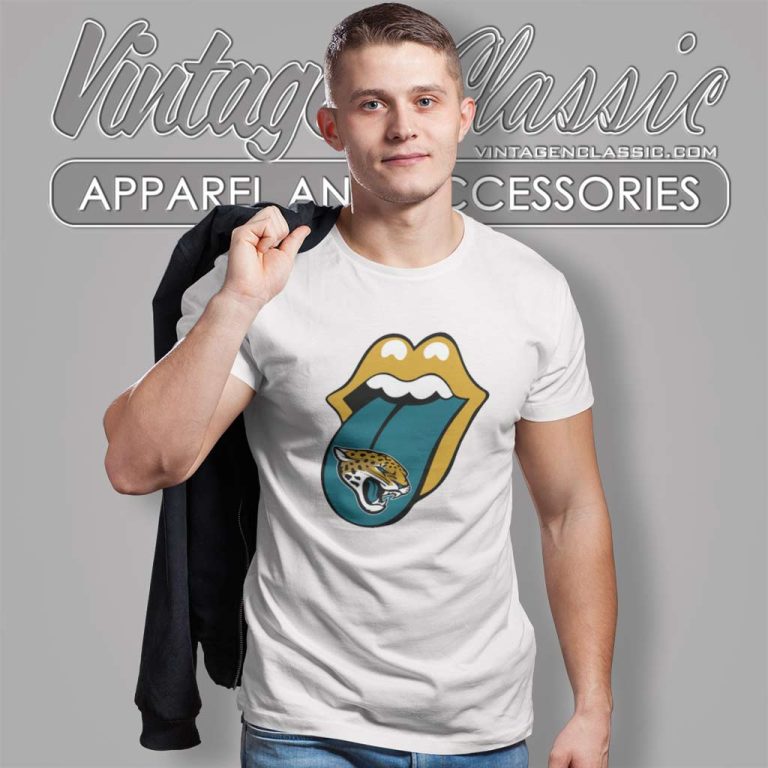 Jacksonville Jaguars Rolling Stones T Shirt Jacksonville Jaguars Rolling Stones T Shirt