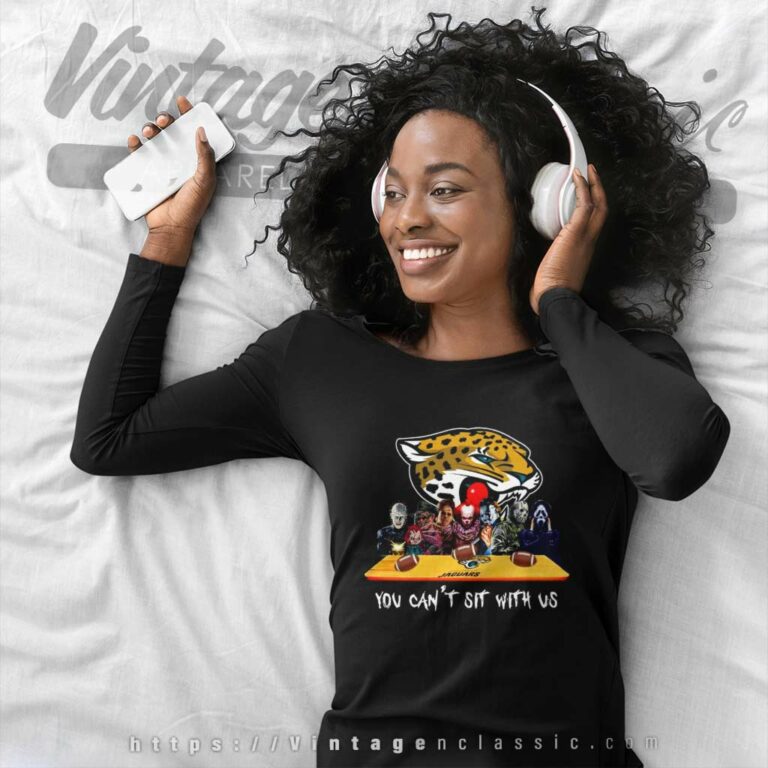 Jacksonville Jaguars Shirt Horror Movies You Cant Sit With Us Long Sleeve Tee Jacksonville Jaguars Shirt Horror Movies You Cant Sit With Us Long Sleeve Tee