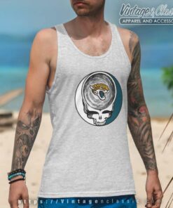 Jacksonville Jaguars Shirt Nfl Grateful Dead Logo Tank Top Racerback