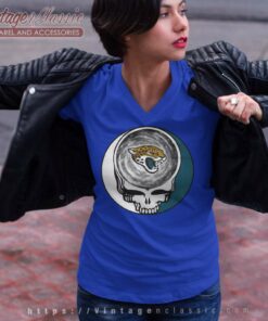 Jacksonville Jaguars Shirt Nfl Grateful Dead Logo V Neck TShirt