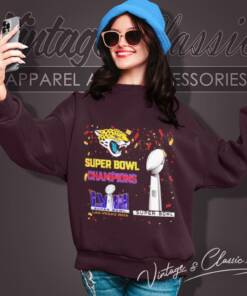 Jacksonville Jaguars Shirt Super Bowl Champions Lviii Las Vegas 2024 Sweatshirt
