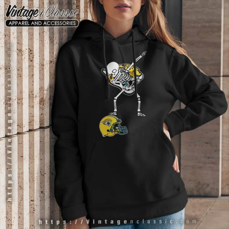 Jacksonville Jaguars Skull Dabbing Nfl Football Hoodie Jacksonville Jaguars Skull Dabbing Nfl Football Hoodie