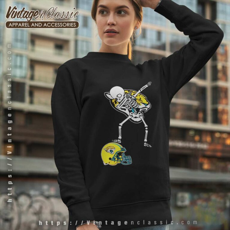 Jacksonville Jaguars Skull Dabbing Nfl Football Sweatshirt Jacksonville Jaguars Skull Dabbing Nfl Football Sweatshirt
