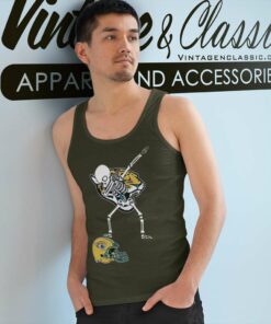 Jacksonville Jaguars Skull Dabbing Nfl Football Tank Top Racerback