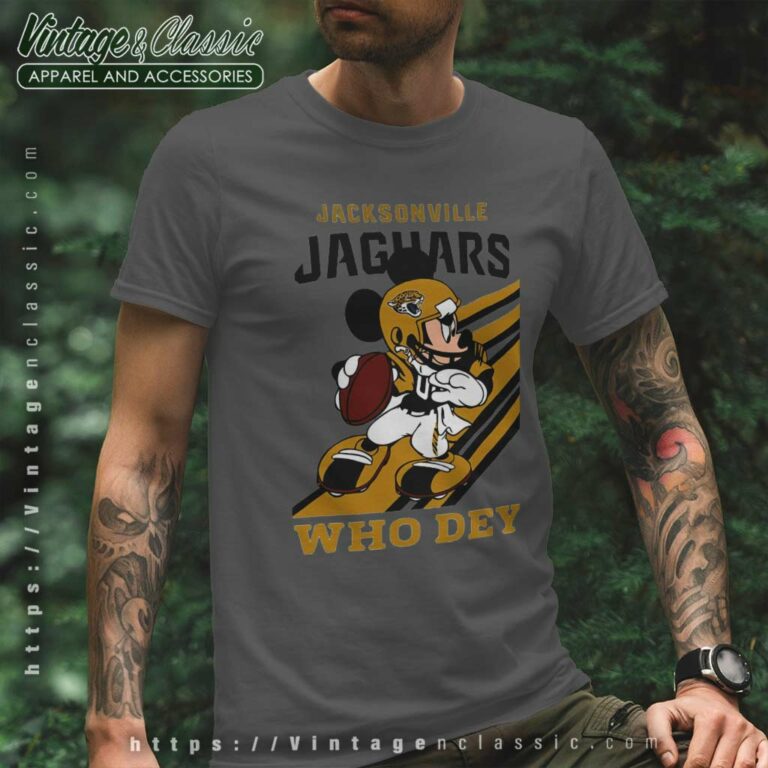Jacksonville Jaguars Slogan Who Dey Mickey Mouse T Shirt Jacksonville Jaguars Slogan Who Dey Mickey Mouse T Shirt