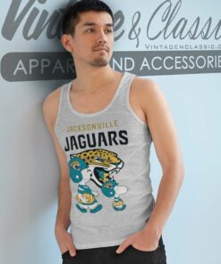 Jacksonville Jaguars Snoopy And Charlie Brown Peanuts Shirt 4 Jacksonville Jaguars Snoopy And Charlie Brown Peanuts Tank Top Racerback
