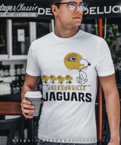 Jacksonville Jaguars Snoopy Woodstock Team Walking Shirt