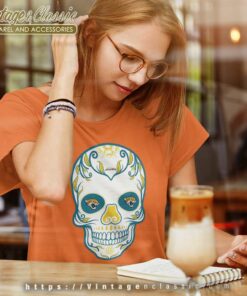 Jacksonville Jaguars Sugar Skull Women TShirt