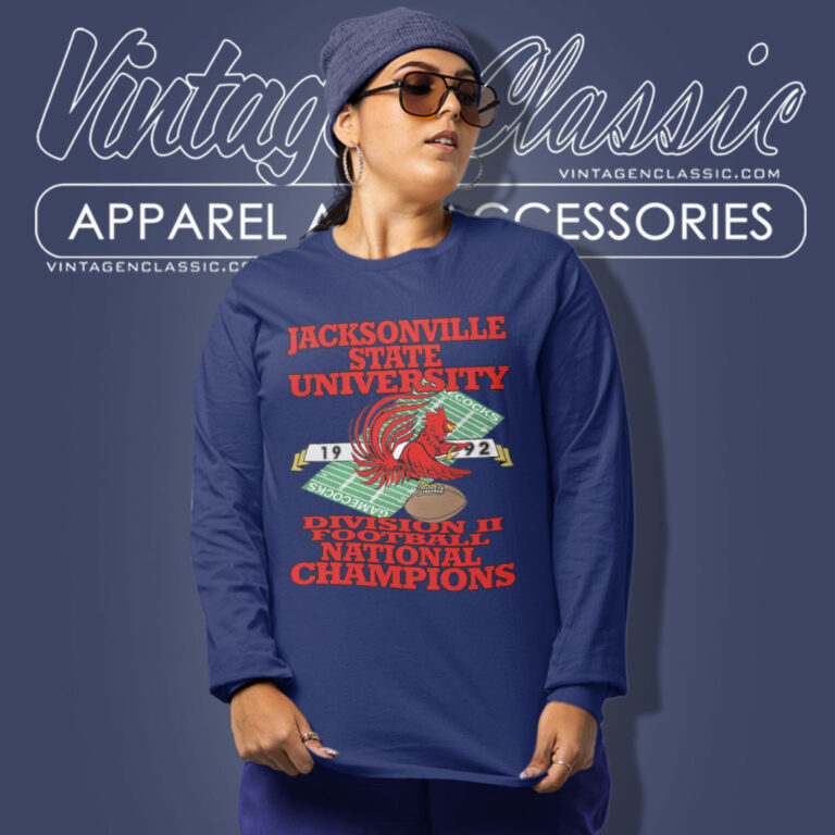 Jacksonville State University Football Long Sleeve Tee Jacksonville State University Football Long Sleeve Tee