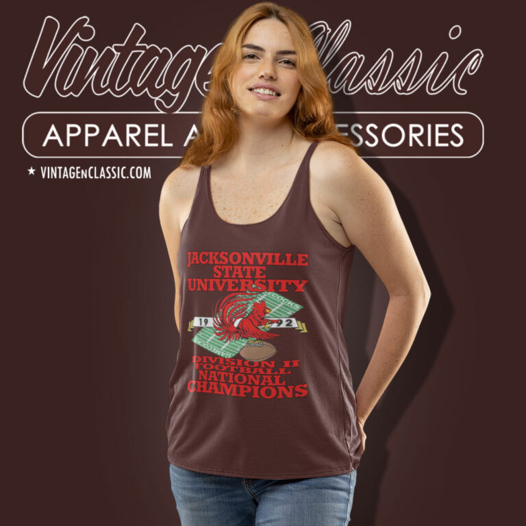 Jacksonville State University Football Tank Top Racerback Jacksonville State University Football Tank Top Racerback