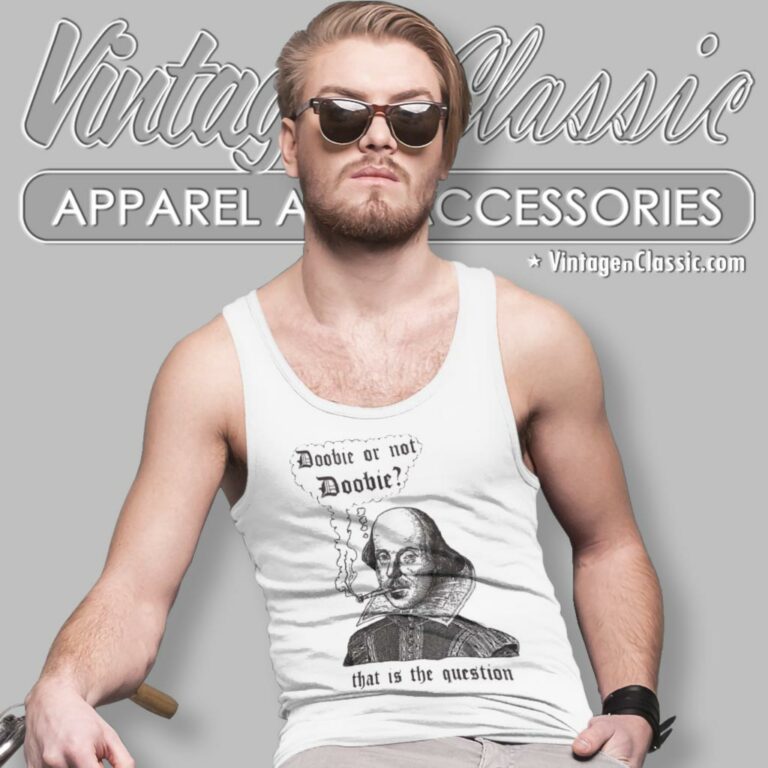 Jacob Elordi Wearing Doobie Or Not Doobie That Is The Question Tank Top Racerback Jacob Elordi Wearing Doobie Or Not Doobie That Is The Question Tank Top Racerback