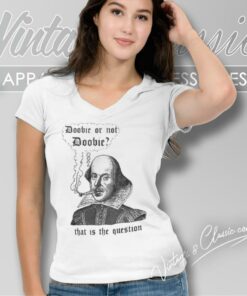 Jacob Elordi Wearing Doobie Or Not Doobie That Is The Question V Neck TShirt