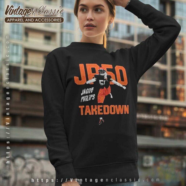 Jacob Phillips Cleveland Browns Jp50 Takedown Sweatshirt Jacob Phillips Cleveland Browns Jp50 Takedown Sweatshirt