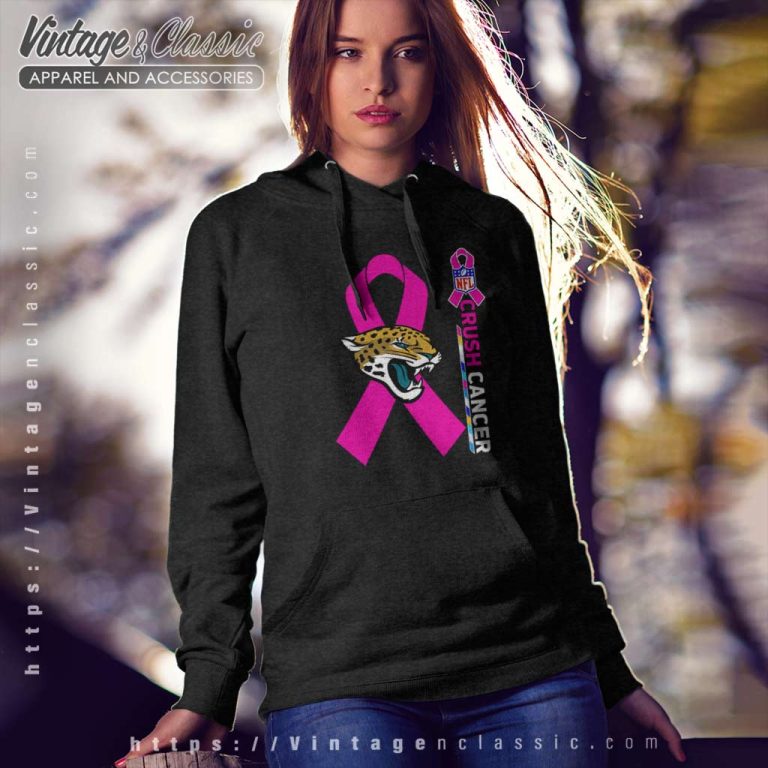 Jaguars Nfl Crush Cancer 2023 Hoodie Jaguars Nfl Crush Cancer 2023 Hoodie