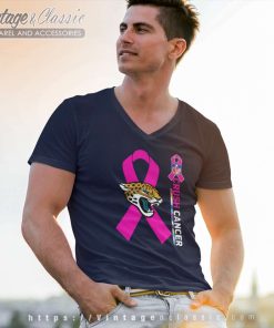 Jaguars Nfl Crush Cancer 2023 V Neck TShirt