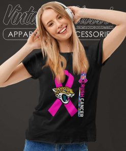 Jaguars Nfl Crush Cancer 2023 Women TShirt