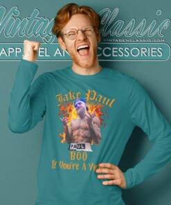 Jake Paul Boo If Youre A Virgin Long Sleeve Tee