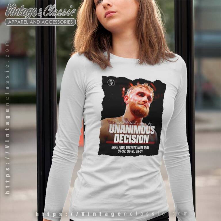 Jake Paul Defeats Nate Diaz Who Is Next For Jake Paul Long Sleeve Tee Jake Paul Defeats Nate Diaz Who Is Next For Jake Paul Long Sleeve Tee