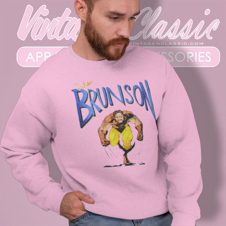Jalen Brunson Wolverine Sweatshirt Jalen Brunson Wolverine Sweatshirt