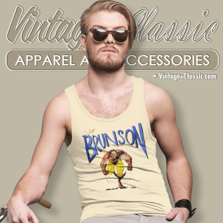 Jalen Brunson Wolverine Tank Top Racerback Jalen Brunson Wolverine Tank Top Racerback