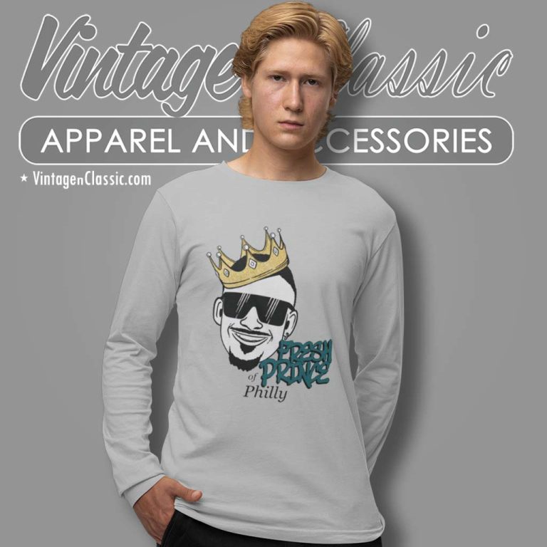 Jalen Hurts Fresh Prince Of Philly Long Sleeve Tee Jalen Hurts Fresh Prince Of Philly Long Sleeve Tee
