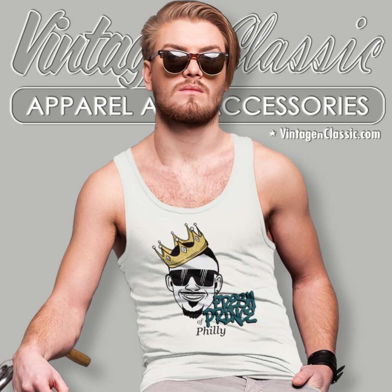 Jalen Hurts Fresh Prince Of Philly Tank Top Racerback Jalen Hurts Fresh Prince Of Philly Tank Top Racerback