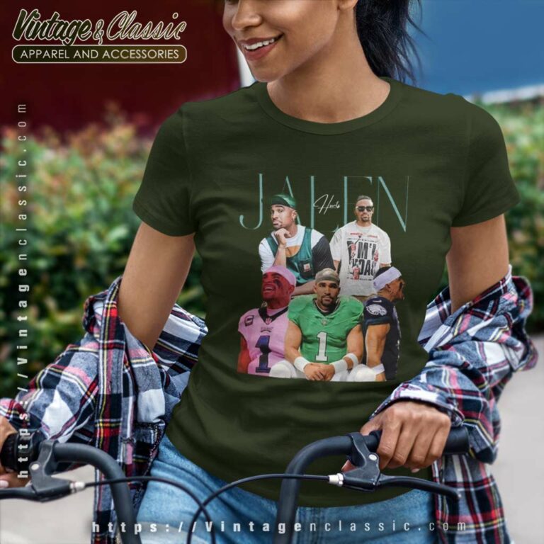 Jalen Hurts Quarterback Philadelphia Eagles Women TShirt Jalen Hurts Quarterback Philadelphia Eagles Women TShirt